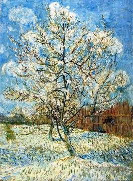  fleurs tableaux - Pêches en fleurs 2 Vincent van Gogh